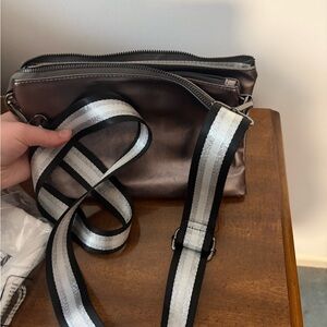 Boutique Metallic Crossbody Bag